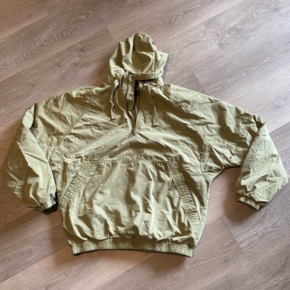 Zara Other - men’s zara military green quarter zip hoodie
